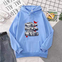 Fleece-lined Hoodie Sweater Unisex Wear Autumn Winter Couple Top Loose