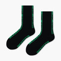 Creative And Minimalist Printed Casual Breathable Mid Length Socks