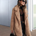 Woolen long coat