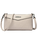 Embossed Pu Texture Middle-aged And Elderly Shoulder Messenger Bag