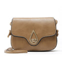 Retro Women's Hardware Turn Buckle Crossbody Shoulder Bag