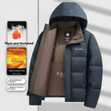 Men's Fleece Ined Thickened Cotton Padded Coat