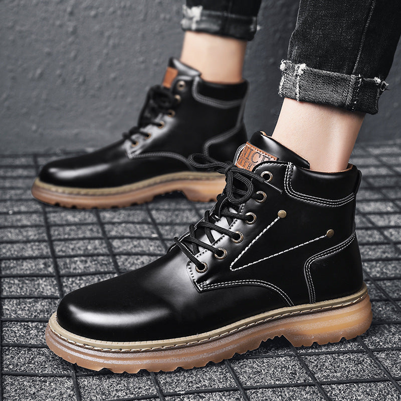 Work Boots Trend High Top Martin Boots Men's Shoes