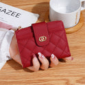 Women's Wallet Classic Style Embroidery Thread Multi-card-slot Coin Purse Women