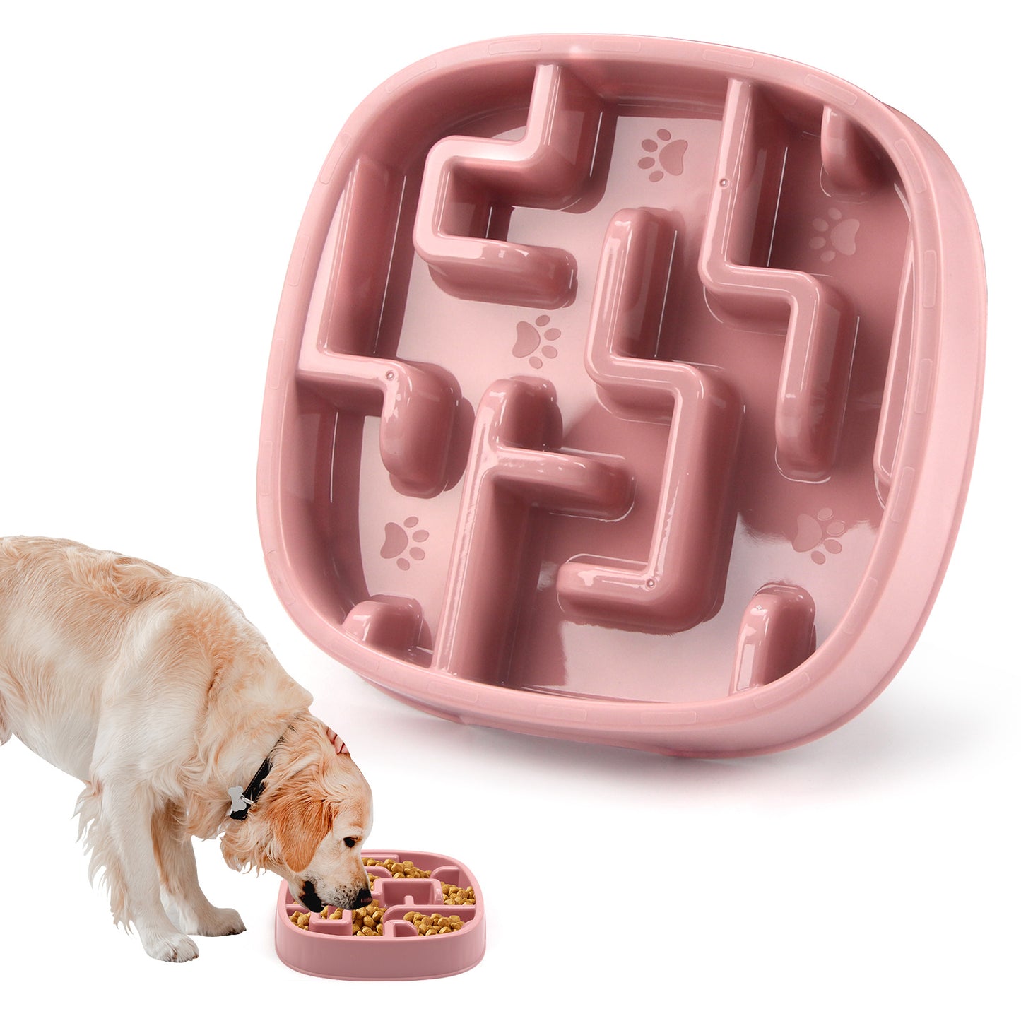 Pet Supplies Dog Cat Anti Choking Feeding Food Bowls Puppy Slow Down Eating Feeder Dish Prevent Obesity New Product Variety