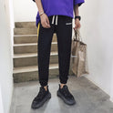 Harajuku bf wind port ins super fire casual sports pants tide loose student street couple ulzzang men's trousers