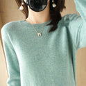 Round Neck Sweater Women's Pullover Sweater