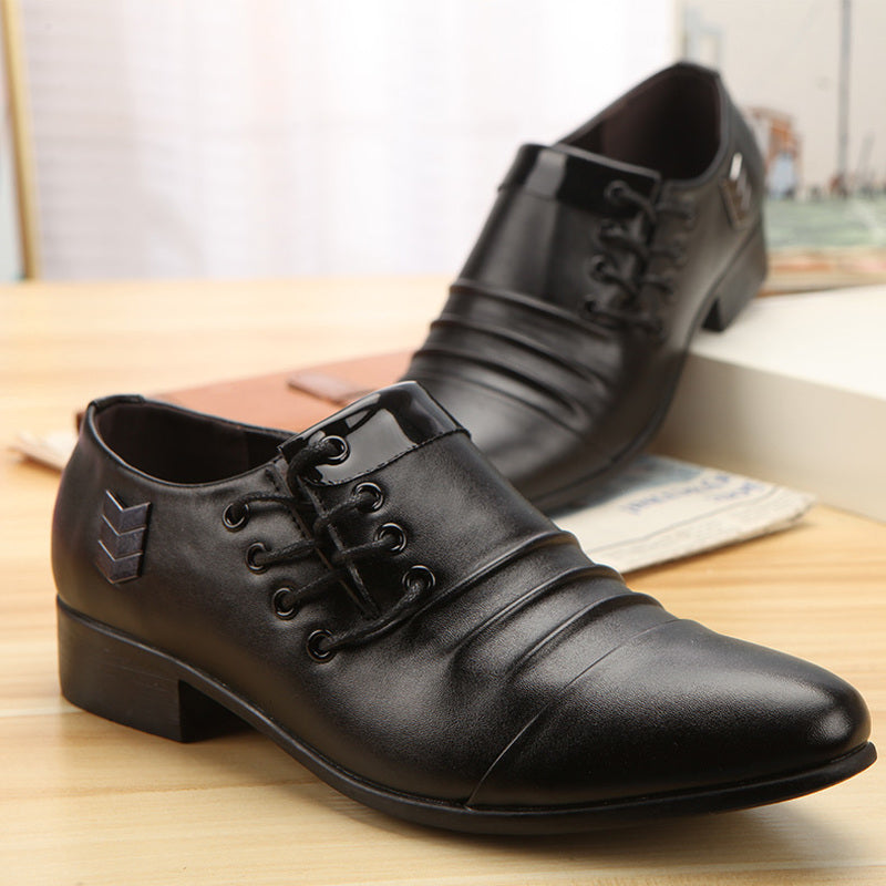 Formal Men's Shoes Lace-up Wedding Shoes