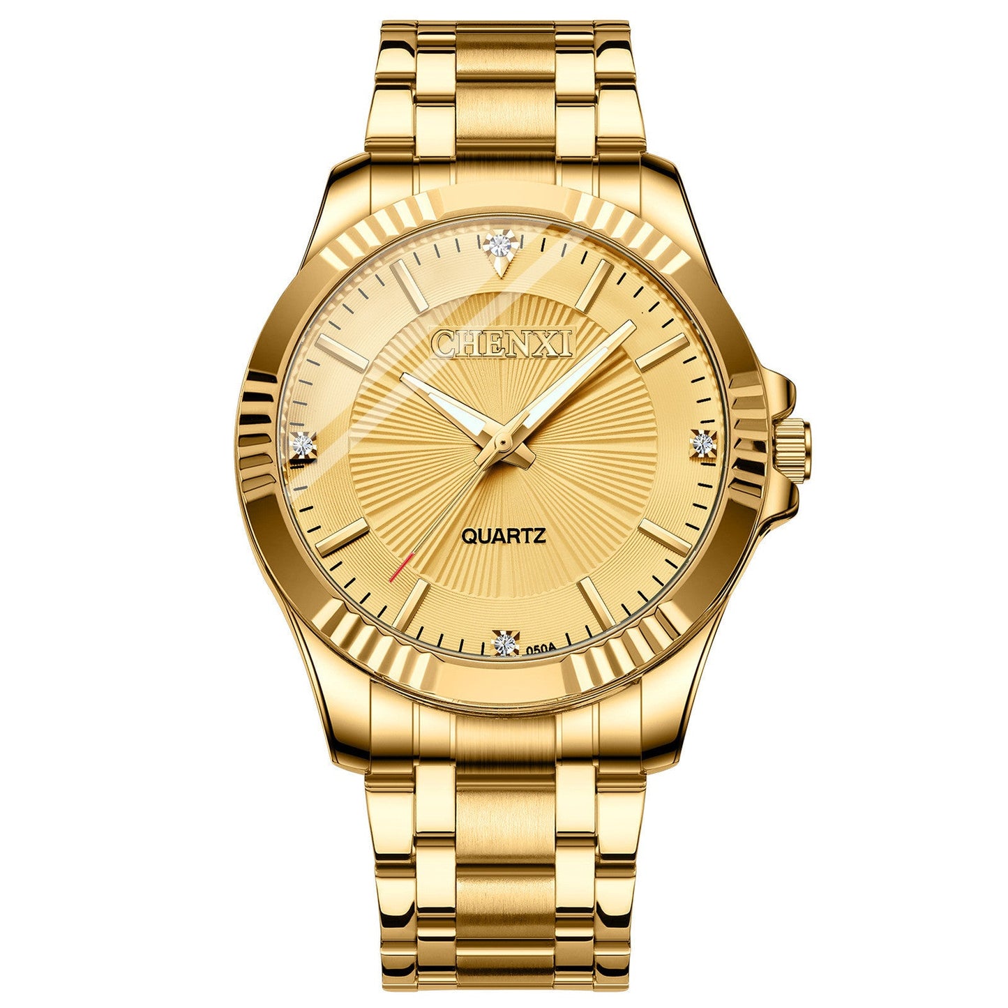 Men's And Women's Fashion Diamond-embedded Watch