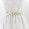 Women's Rhinestone Pearl Waist Chain Fashion Dress Decoration