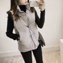 Women's Loose Short Down Cotton Vest Jacket