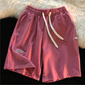 High Waist Wide Leg Sports Shorts Women Summer New Style