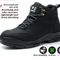 High Top Safety Shoes For Men All Seasons Anti-smash And Anti-puncture