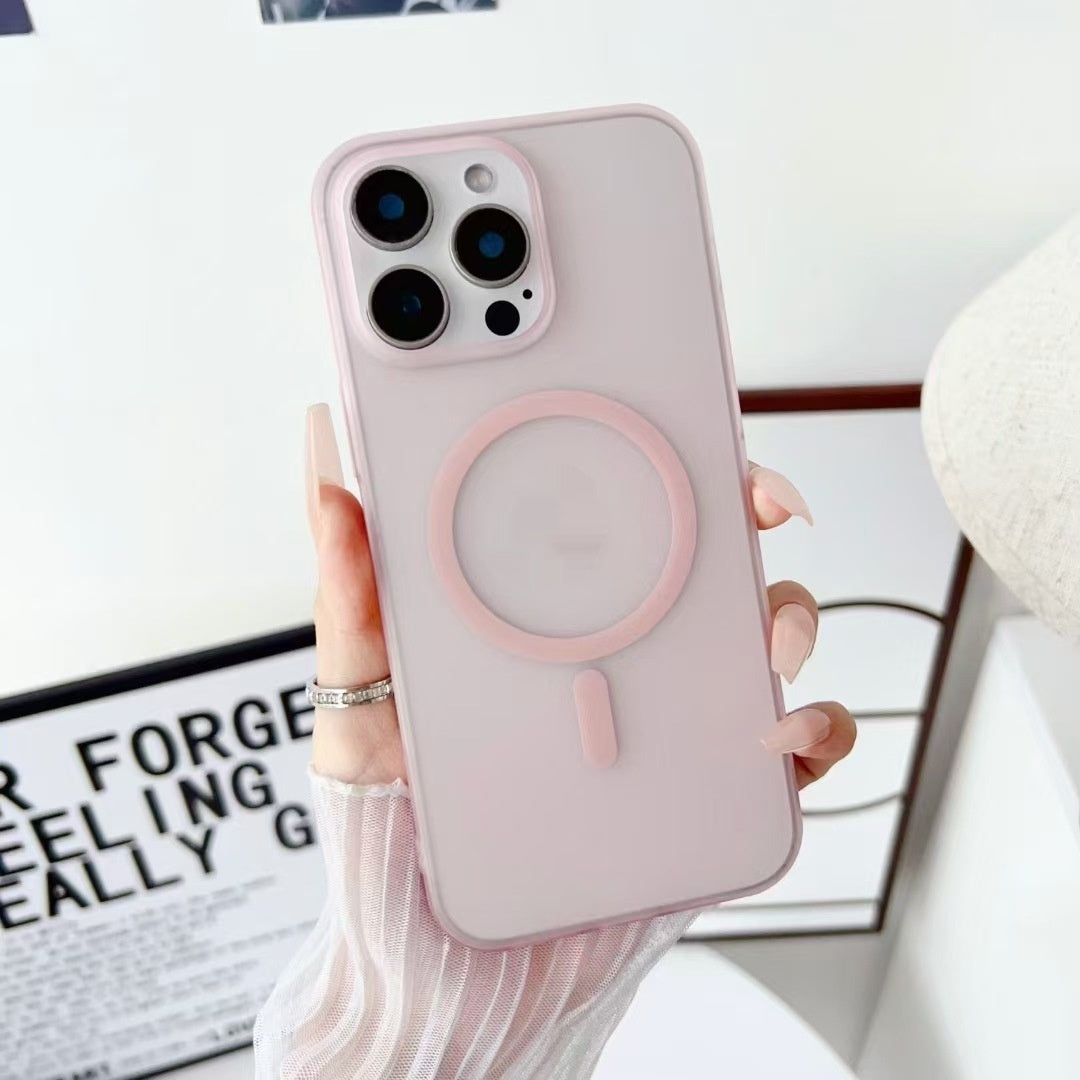 Fashion Personality Frosted Magnetic Phone Case