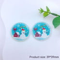 Christmas Fashion Simple Biscuit Snowman Socks Pendant DIY Ornament Accessories