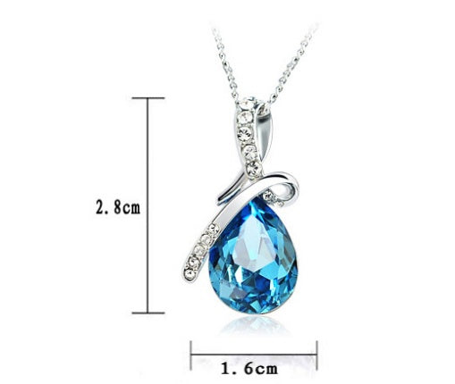 Drop Crystal Necklace