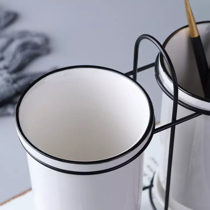 Chopsticks, knife, fork and spoon storage rack