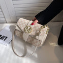 Niche Personality Printed Letter Shoulder Messenger Bag