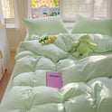 Class A Maternal And Child Grade Washed Cotton Four-piece Set Ins Fresh Bed Sheet Quilt Cover