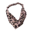 Pink leopard print headband