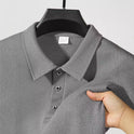 Men's Fashion Short-sleeved Shirt Business Lapel