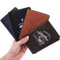 PU Leather Passport Cover Men Wallet