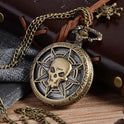 Vintage Necklace Quartz Pocket Watch for Men and Women Chain Watch