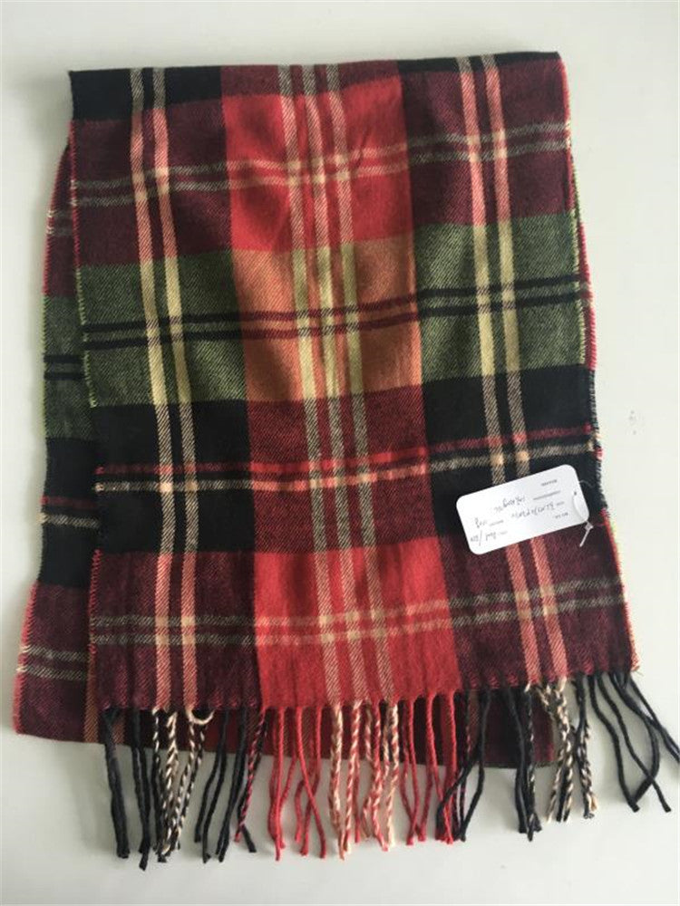 Faux Cashmere Scarf Solid Color Winter