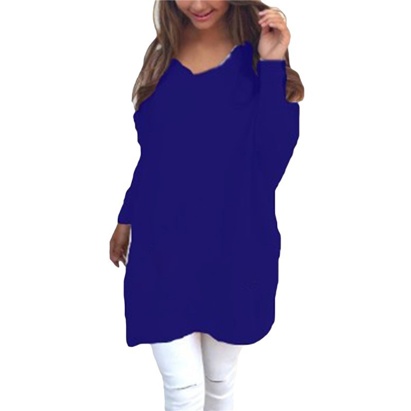 European and American fashion autumn V-neck long-sleeved women's thin sweater