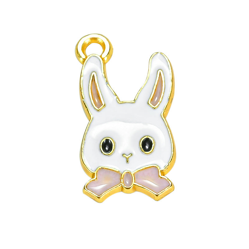 Long Eared Rabbit DIY Zinc Alloy Accessories