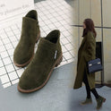 Winter Boots Cotton Boots Women's Boots Low Heel Square Heel