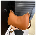 Women's Underarm Bag Solid Color Small Square Handbag Fashion Shoulder Bags