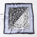 Women's New Small Square Retro Cashew Professional Scarf