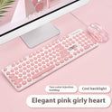 Punk Mechanical Feeling Keyboard Luminous Computer Notebook Accessories