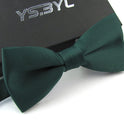 Matte Men's Solid Color Wedding Bow Tie Gentleman Polyester