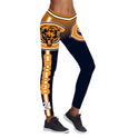 Digital printed stretch yoga pants