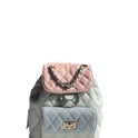 Women's High-end Diamond Grid Contrasting Chain Backpack