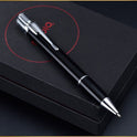 Creative Metal Signature Pen Lighter Windproof Gas Inflatable Jet Lighter Mini Portable Business Birthday Gift Men