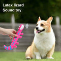 Dog Chew Toy Latex Lizard Squeaky Pet Toys For Small Medium Dogs Interactive Funny Dog Sounding Training Toy Pet Supplies