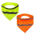 Dog Reflective Bandanas Pet Triangular Towel Scarf Bright Color Polyester Bib