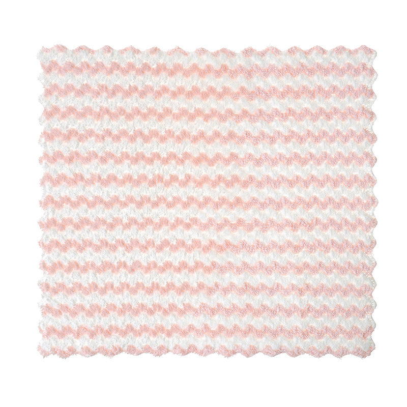 Striped Wipes Non-linting Cleaning Cloth