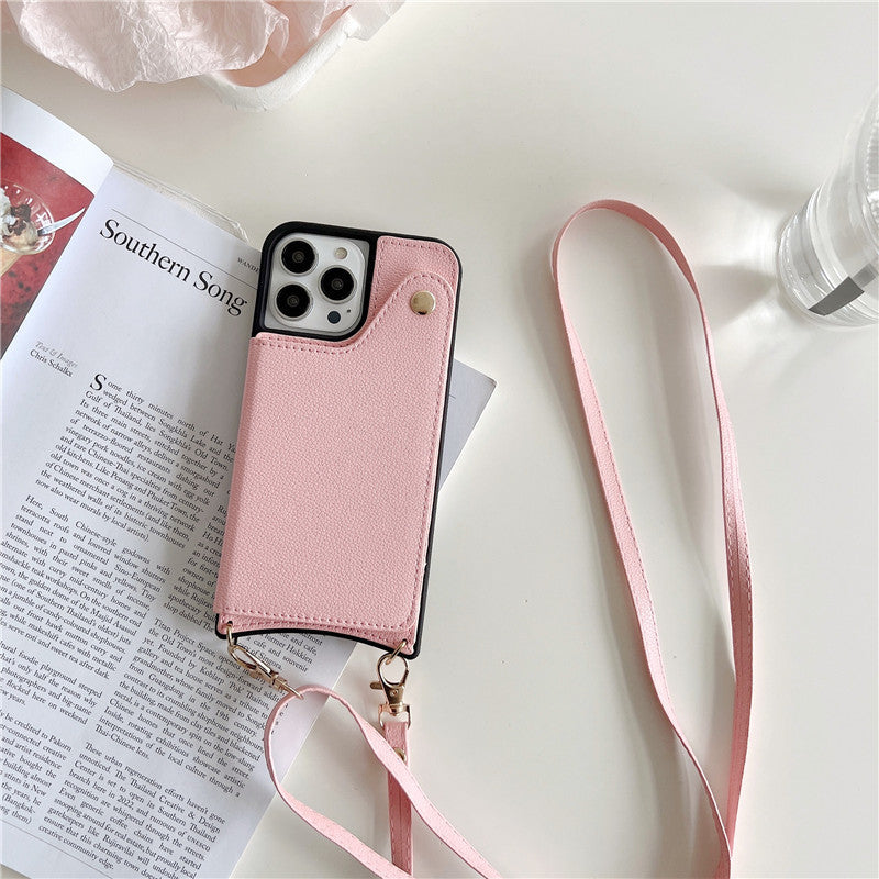 Creative Flip Slung Over One Shoulder Phone Cover