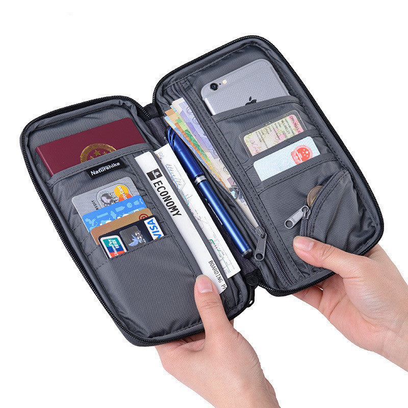 Travel Multi-function Document Bag Cash And Passport Storage