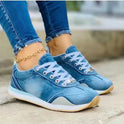 Plus Size Sneakers Color Matching Spring And Autumn Wedge Flat Women's Shoes