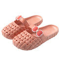 Baotou Slippers With Bow Braid Design Fashion Summer Beach Shoes Cute Dormitory Home Slippers For Women Students