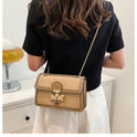 Fashionable Stylish Chain Shoulder Trendy Retro Messenger Bag