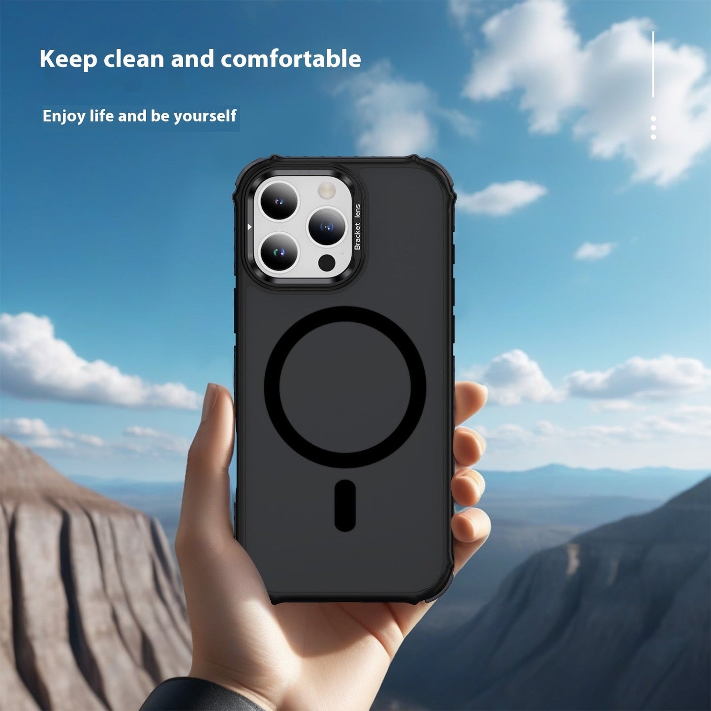 Magnetic Skin-absorbing Protective Cover Phone Case