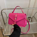 Summer New Simple Shoulder Crossbody Casual Portable Small Square Bag