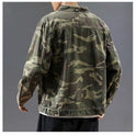 Men's Fashion Camouflage Polo Collar Jacket