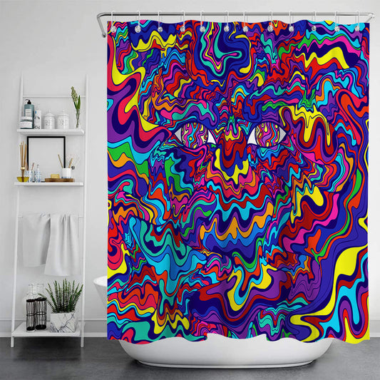 Digital Print-free Bathroom Curtain